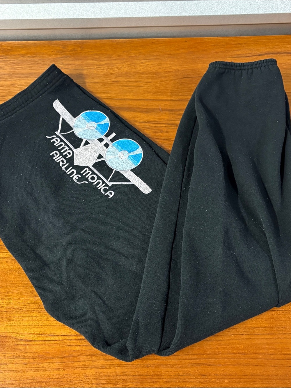 VTG Santa Monica Airlines Jerzees Super Sweatpants Joggers Size XL
